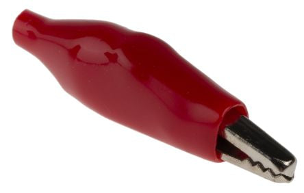 Crocodile ClipCMD483843 Nickel-Plated Iron Contact, Red