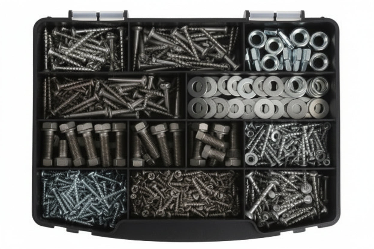 CMD493-5483 Plain Stainless Steel Blind Rivet Set, 465 pieces