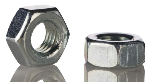 CMD527-612 - Bright Zinc Plated Steel Hex Nut, DIN 934, M8