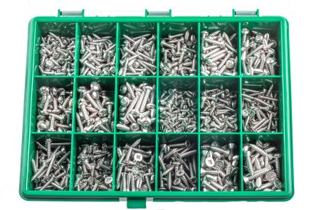 CMD535-2362 - Stainless Steel 890 Piece Pozidriv Drive Screw/Bolt Kit