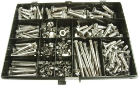 CMD701-3848 - 390 piece Stainless Steel Screw/Bolt & Nut Kit