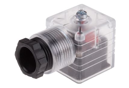 CMD8118304 2P+E DIN 43650 A, Female Solenoid Valve Connector