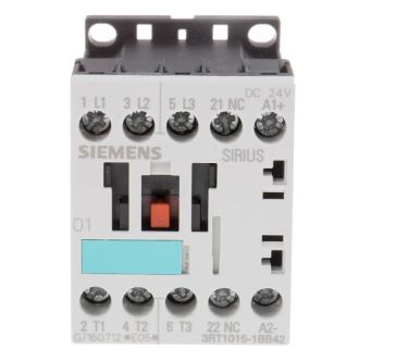 3RT1015-1BB42  3 Pole Contactor, 7 A, 24 V dc Coil, SIRIUS Classic, 3NO