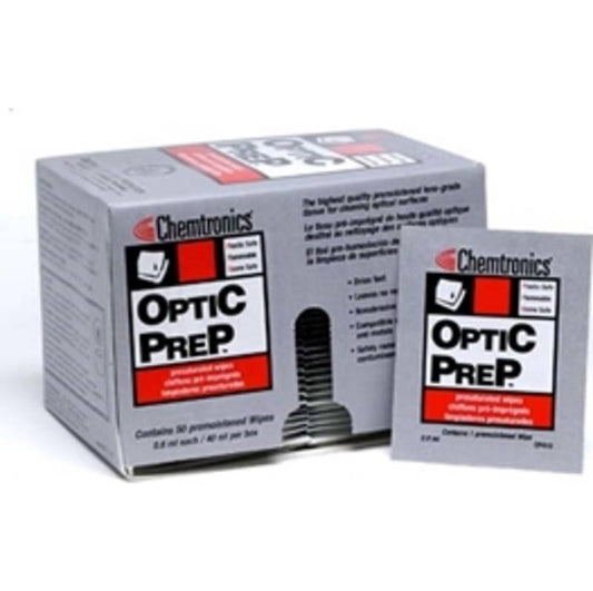 CP410 Fibre Optic Cleaning Wipe x 50 pcs for Fibre Optic Connectors