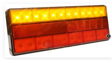 CRL275LEDVRL LED Combo Lamp LH 9-33V 275x100x22mm Light Car