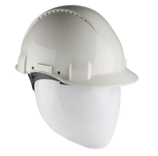 494-9791 WHITE SAFETY HELMET