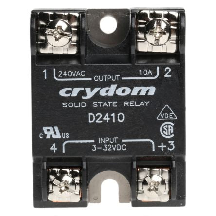 D2410 10 A rms Solid State Relay, Zero Cross, Surface Mount