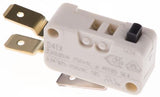 D419-V3AA Button Microswitch, 100 mA @ 250 V ac