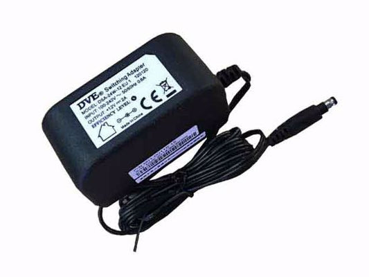 DSA-24W-12 AC Adapter 5V-12V 12V 2A, 5.5/2.1mm, US 2P Plug