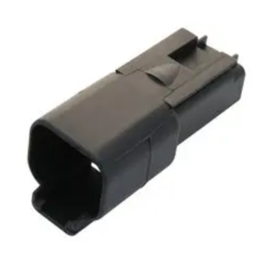 DT042P-CE02 Automotive Connector Housing, Thin Wall, Black, DT, Receptacle, 2 Ways, DT Series Pin Contacts