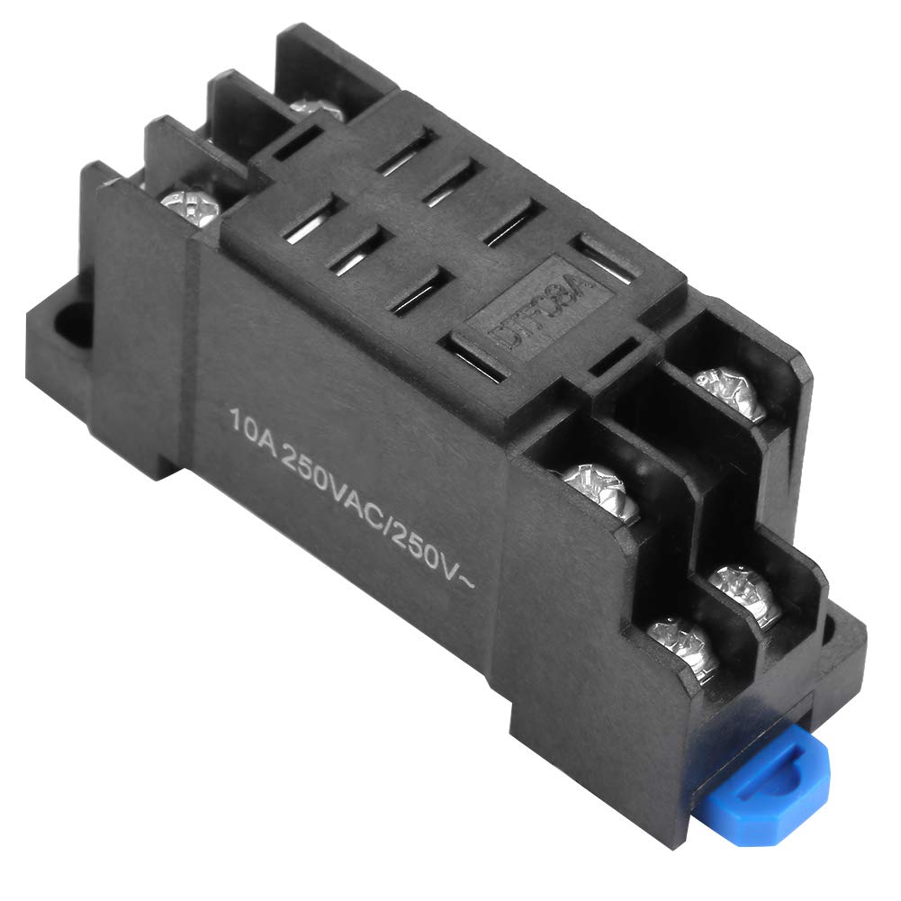 DTF08A 8 Pins Power Relay Base Socket for JQX-13F LY2N-J HH62P Time Relay