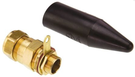 E1WFK2/25/M25 M25 Cable Gland With Locknut, Brass