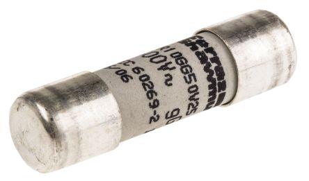 E213099 25A Ceramic Cartridge Fuse, 10 x 38mm