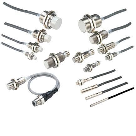 E2EH-X3D1-T 2M Shielded, Cylinder type (with screw) M12, DC 2-wire models, Sensing distance 3 mm ±10%, NO, No polarity, Pre-wired models