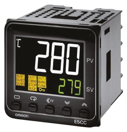 E5CC-RX3A5M-003 Temperature Controller, 48 x 48mm, 1 Output Relay
