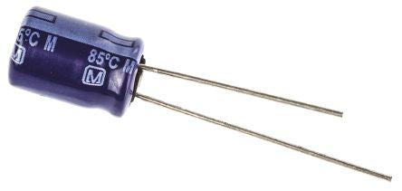 ECA1HM101 Panasonic 100μF Aluminium Electrolytic Capacitor 50V dc, Radial, Through Hole