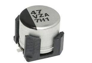 EEHZA1H101V Hybrid Aluminium Electrolytic Capacitor, 100 µF, 50 V