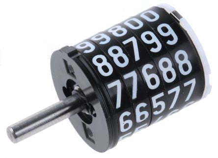 Mechanical Counter Hengstler 0 301 407, Stroke 5 digits Top