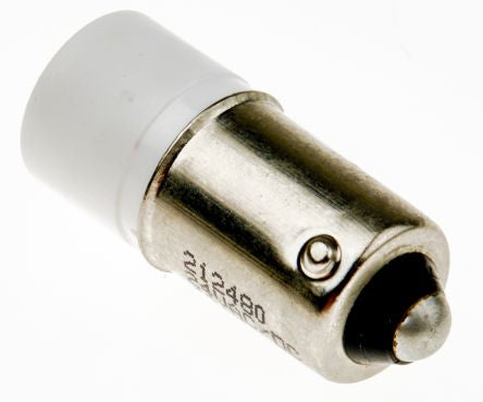 LED Reflector Bulb, BA9s, White, Single Chip, 10mm dia., 24 V ac/dc