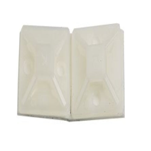 CMD227-996 Self Adhesive Natural Cable Tie Mount 19.5 mm x 19.5mm, 4.6mm Max. Cable Tie Width