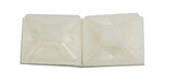 Self Adhesive Natural Cable Tie Mount 19.5 mm x 19.5mm, 4.6mm Max. Cable Tie Width