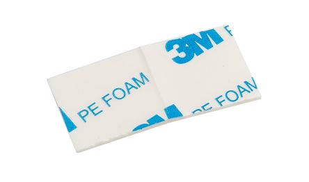 Self Adhesive Natural Cable Tie Mount 19.5 mm x 19.5mm, 4.6mm Max. Cable Tie Width