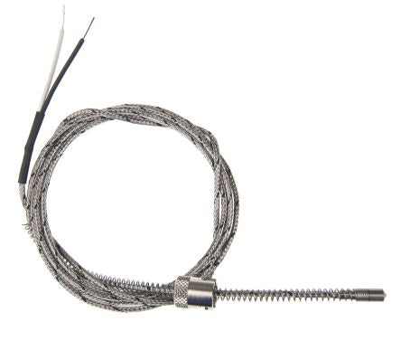259-328 Type J Thermocouple 170mm Length, 6mm Diameter → +350°C