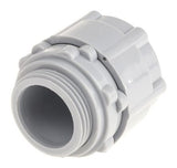 Straight Cable Conduit Fitting, Nylon 66 Grey