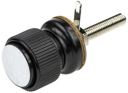 Black Terminal Post, 3kV, 30A, M6 Thread
