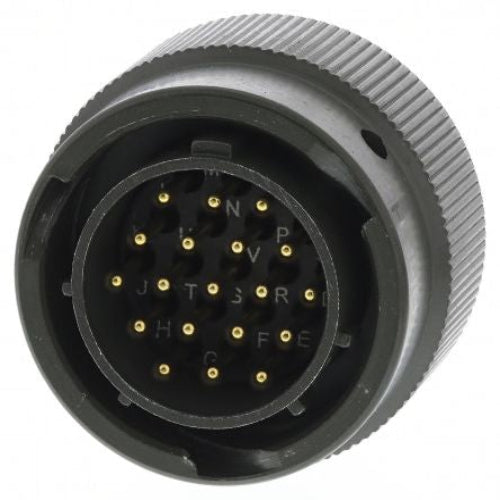 62GB-56T14-19PN Circular Connector, 62GB, MIL-DTL-26482 Series, Straight Plug, 19 Contacts, Solder Pin, Bayonet