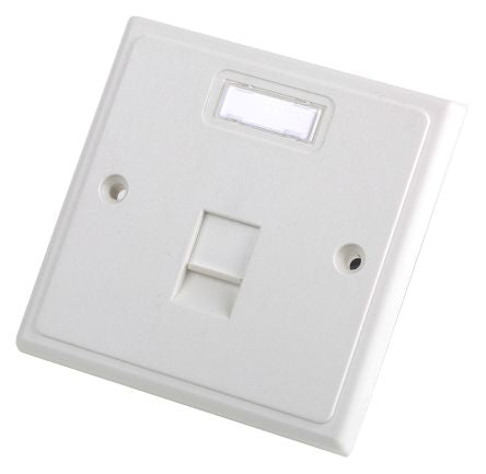 1xRJ45 shielded individual faceplate