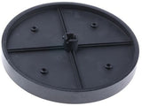 Circumference 0.5m Rubber Covered Plastic Encoder Wheel