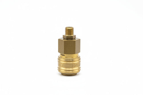 LUDECKE 1/8-27 FEMALE SOCKET MALE NPTF END CONNECTION