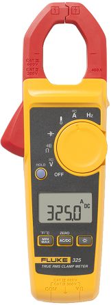 FLUKE 325 Voltage Clamp Meter, Max Current 400A ac