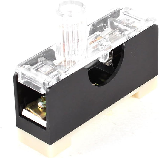 FS-10 AC 250V 10A 1 Pole 6x30mm Fuse Holder Base w Light