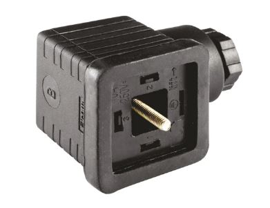 CMD8118266 2P+E DIN 43650 A, Female Solenoid Valve Connector