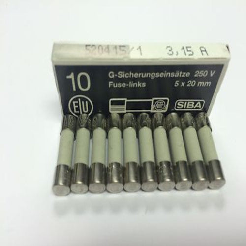 70-065-65/20A Fuse, Semiconductor, 3.15 A, Very Fast Acting, 5mm x 20mm