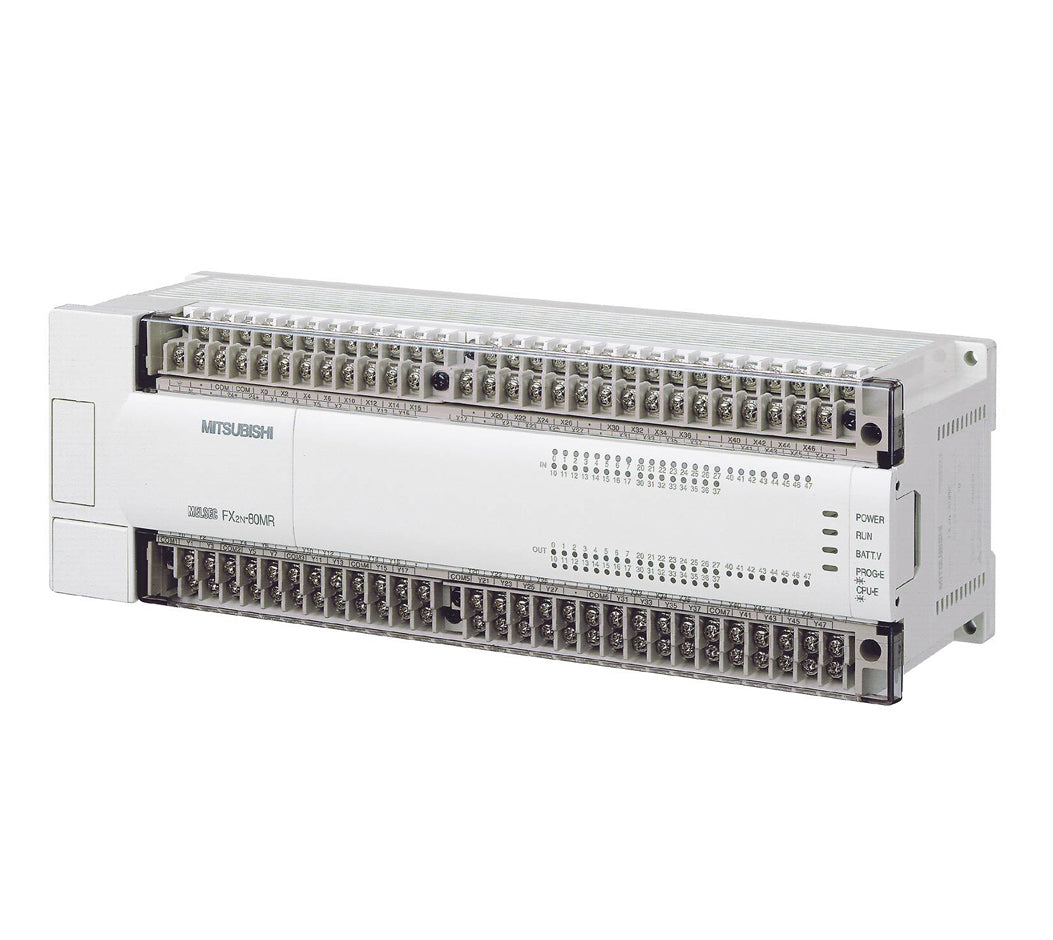 FX2N-80MR/DS 24 VDC 40W Mitsubishi plc with 40 input and 40 outputs