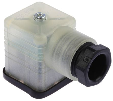 GDML2011-LED24 2P+E DIN 43650 A, Female Solenoid Valve Connector
