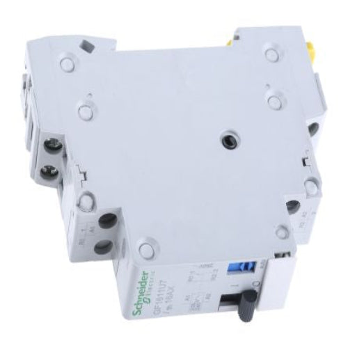 GF1611U7 - Schneider Electric - DIN Rail Power Relay, 110 V dc, 230 → 240V ac Coil, 16A Switching Current, SPDT
