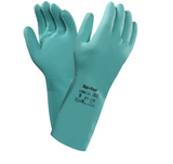 37-675/08 Sol-Vex Nitrile Gloves, Size 8, Green