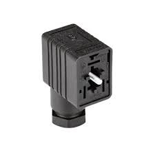 GM 209 NJ Rectangular Power Connector, Black, 2 Contacts