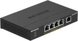 GS305PP-100NAS 5 Port Gigabit Ethernet Unmanaged Switch with 4-Port PoE+
