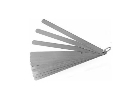 478220 13 Steel Feeler Gauges on a Ring