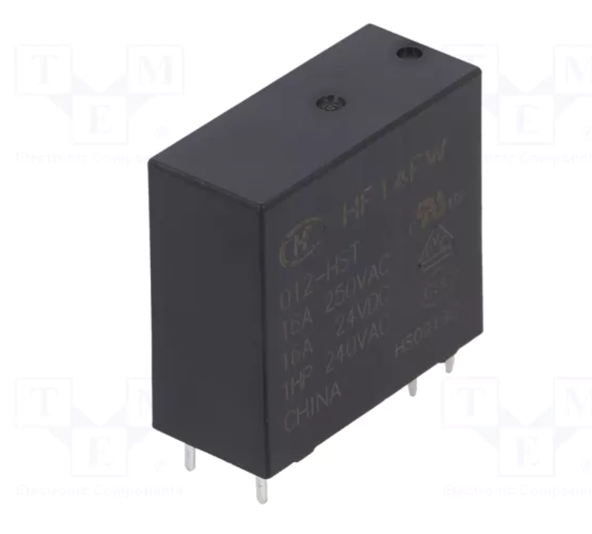 HF14FW/012-HST Relay: electromagnetic; SPST-NO; Ucoil: 12VDC; 20A; 16A/240VAC