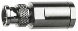 Cable Mount BNC Connector, Plug, Nickel
