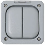 K56402GRY Flush Mount Rocker Light Switch Grey 20 mm