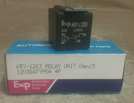KRY-1203 Relay Unit Omni5 12V 30A Type A 4P