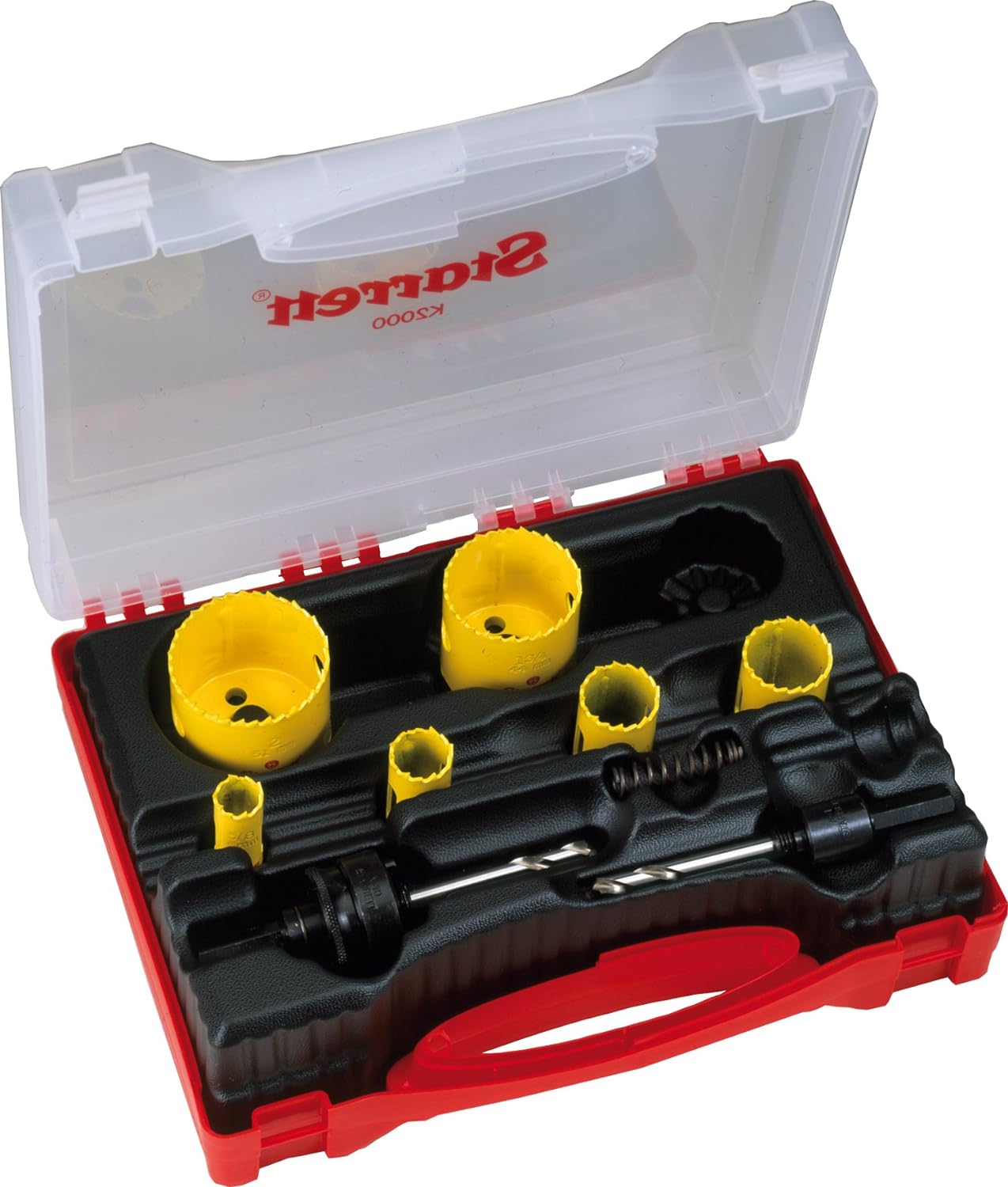 KS2000E1 - Starrett - HSS Bi-Metal Hole Saw Kit 9 Pieces
