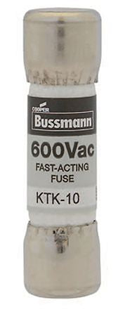 KTK-9 Melamine Cartridge Fuse, 10 x 38mm, Speed F, 9A